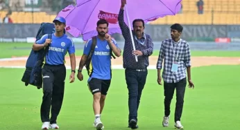 India vs New Zealand Live Score 1st Test Day 1: Rain plays hide and seek in Bengaluru, no signs of toss in 2nd session